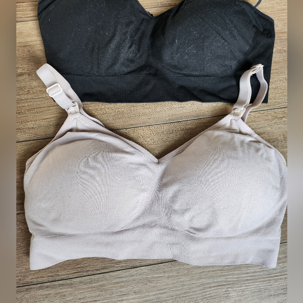 Set of 3 Auden Nursing Snap down bras Size medium - Picture 3 of 14